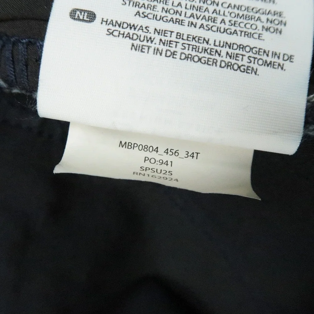 BYLT Jeans Mens 34x33 Blue Tech Denim Everyday Straight Zip Pocket Stretch